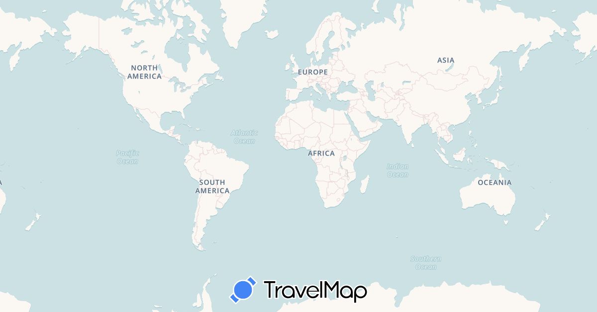 TravelMap itinerary: driving, boat in Australia (Oceania)